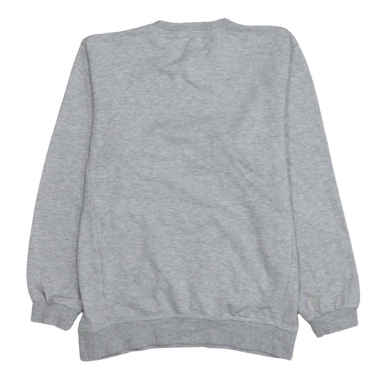 Adidas Men's Grey Crew Neck Pullover Sweatshirt Size S
