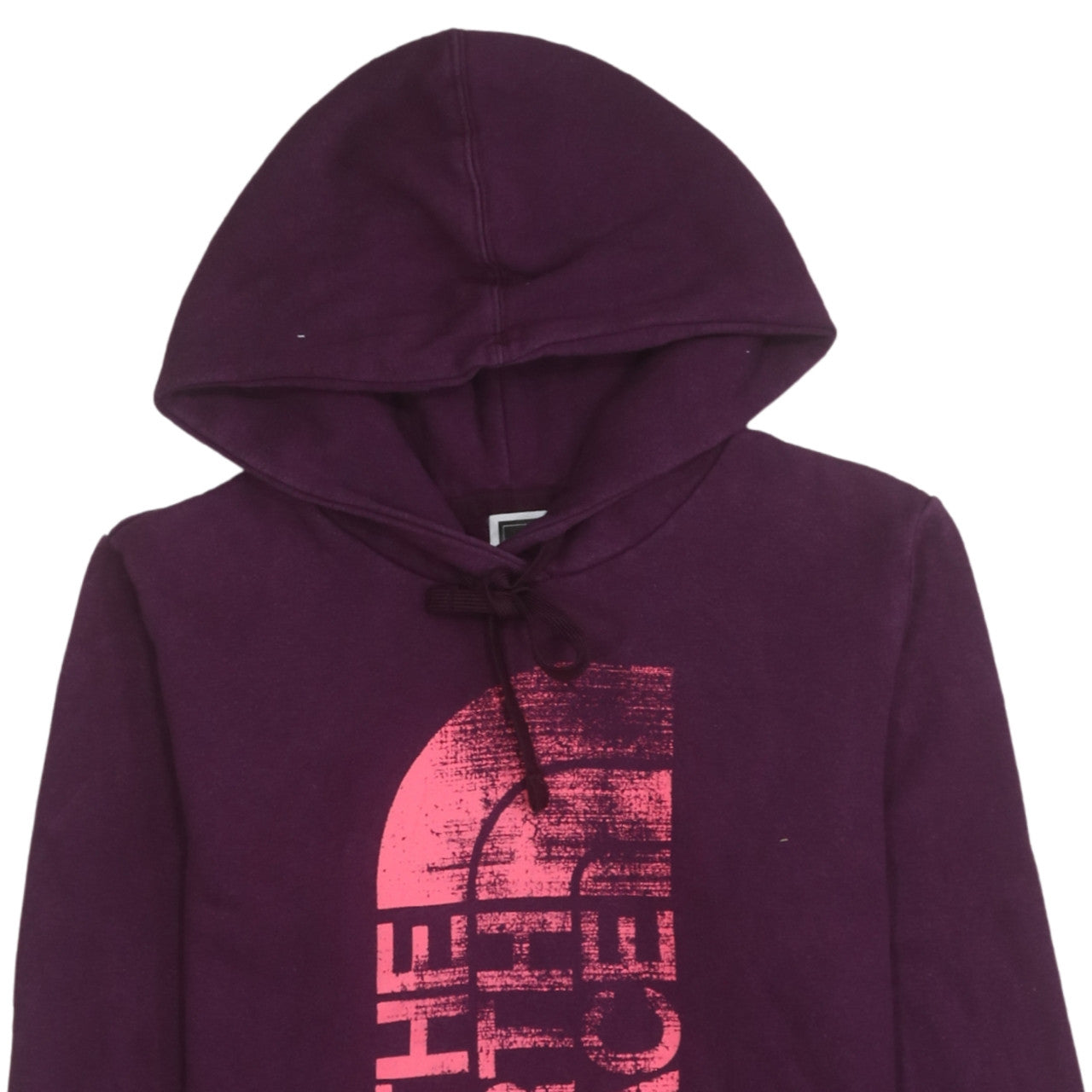 The North Face Womens Purple Pullover Hoodie Small Fleece Lined