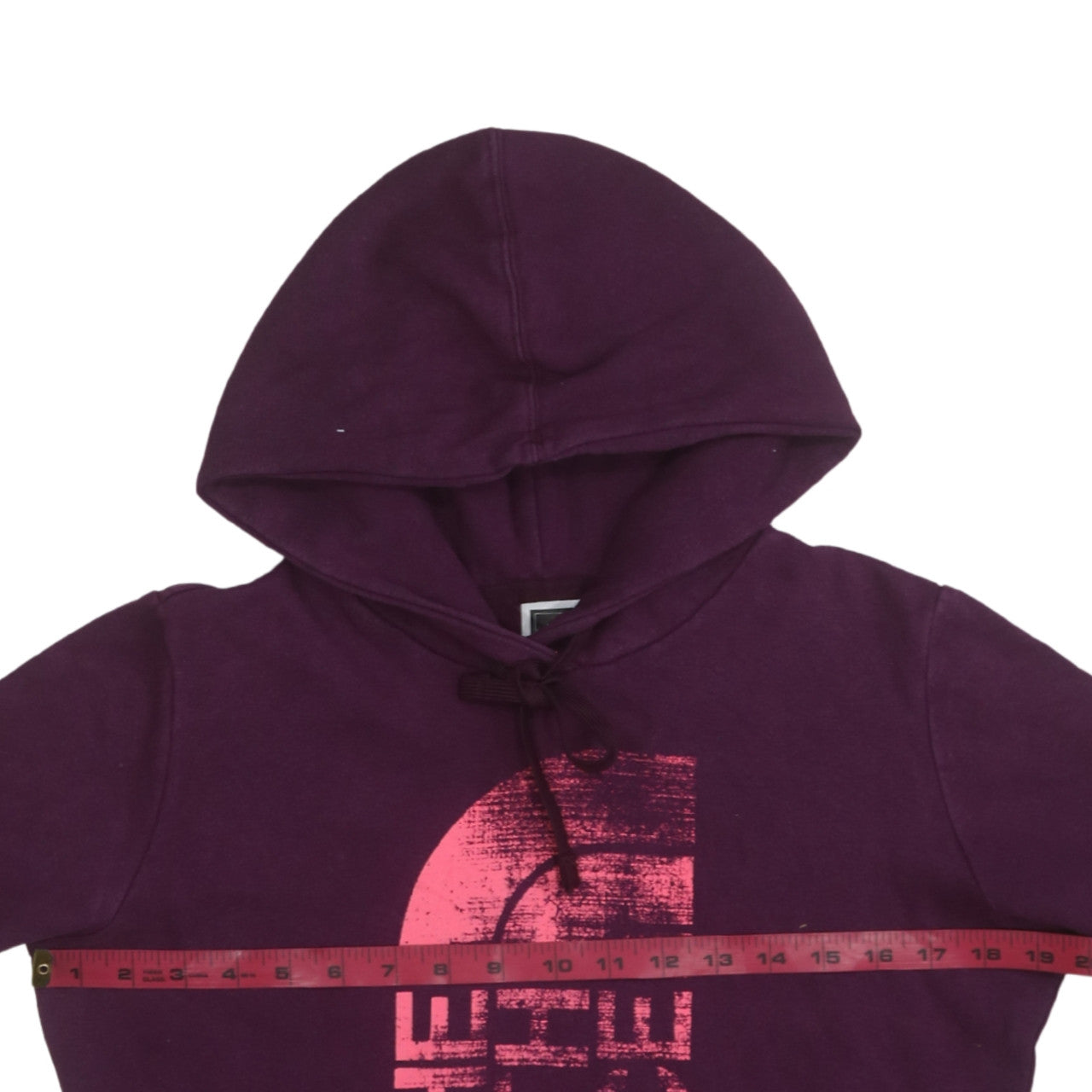 The North Face Womens Purple Pullover Hoodie Small Fleece Lined