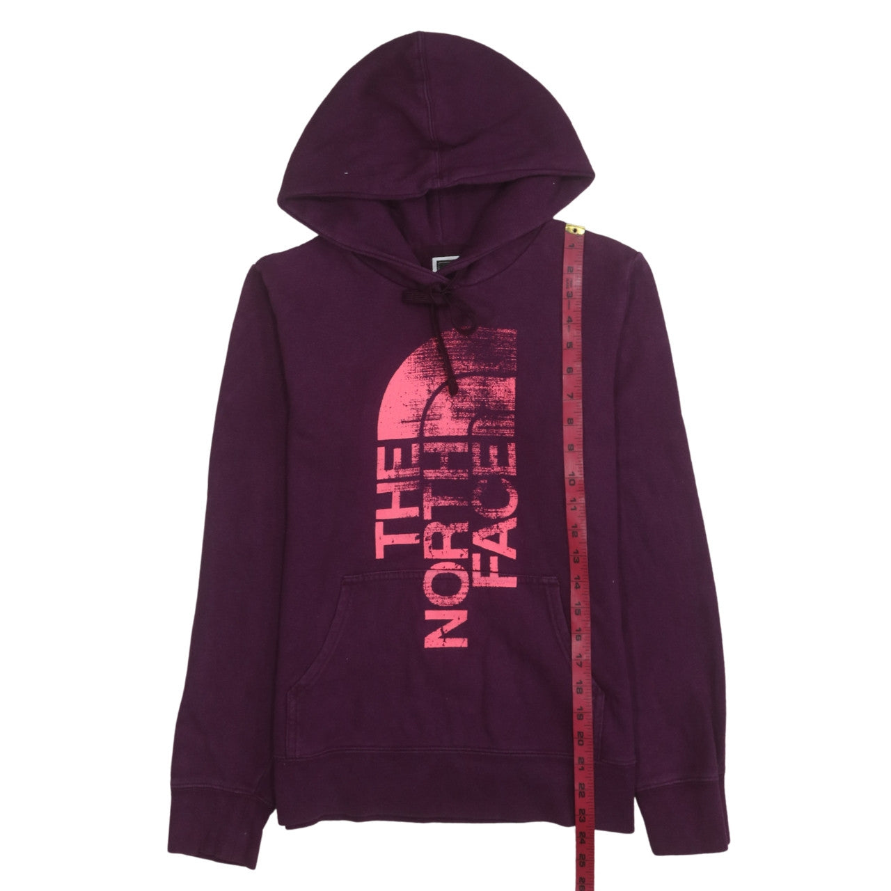 The North Face Womens Purple Pullover Hoodie Small Fleece Lined