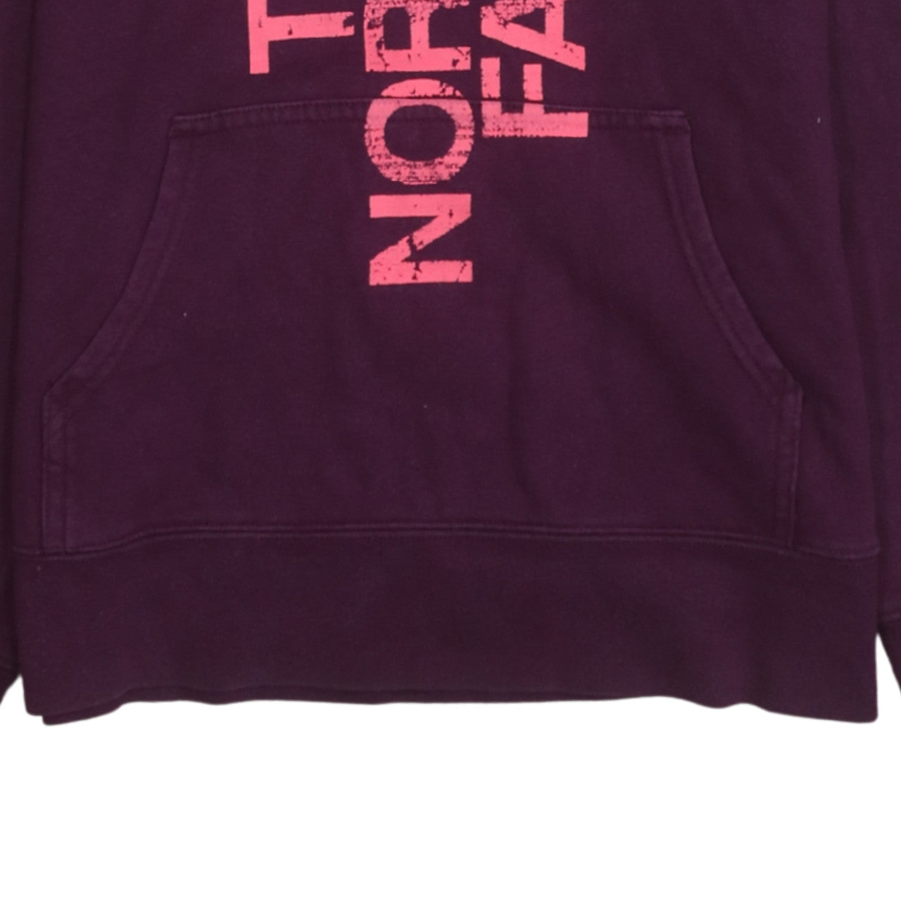 The North Face Womens Purple Pullover Hoodie Small Fleece Lined