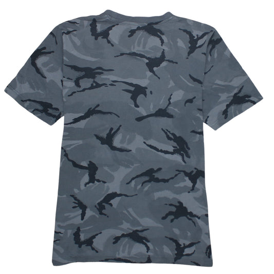 adidas Men's Grey Camouflage Crew Neck Short Sleeve T-Shirt Size S