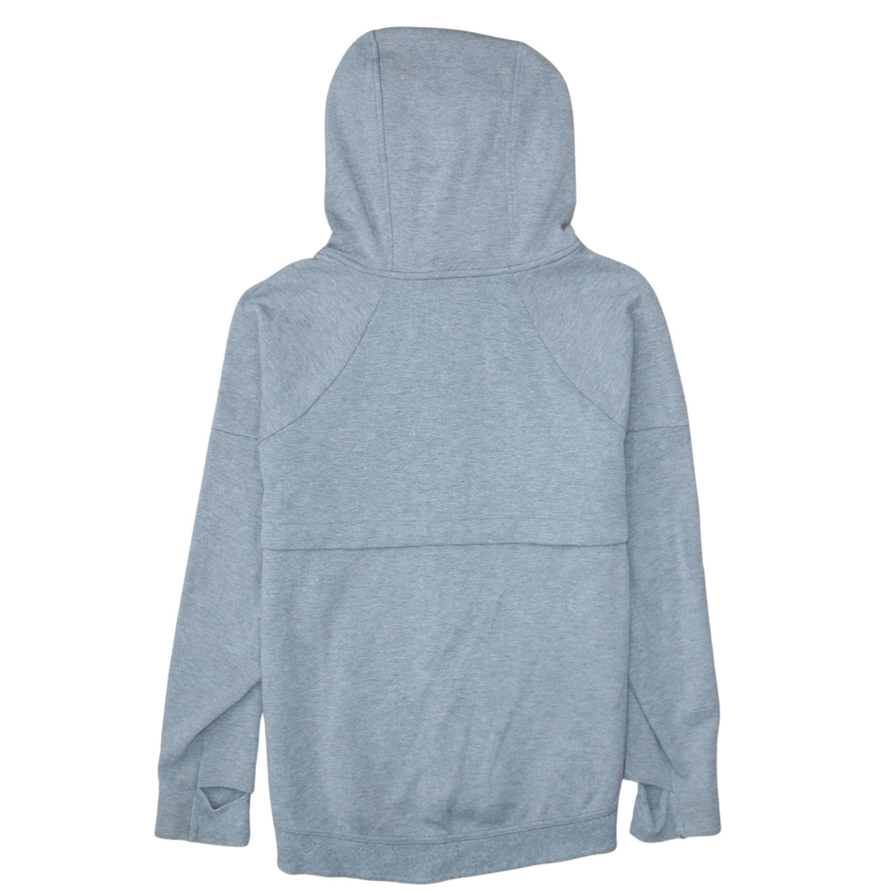 Nike Men's Grey Full Zip Hoodie Small Polyester Cotton