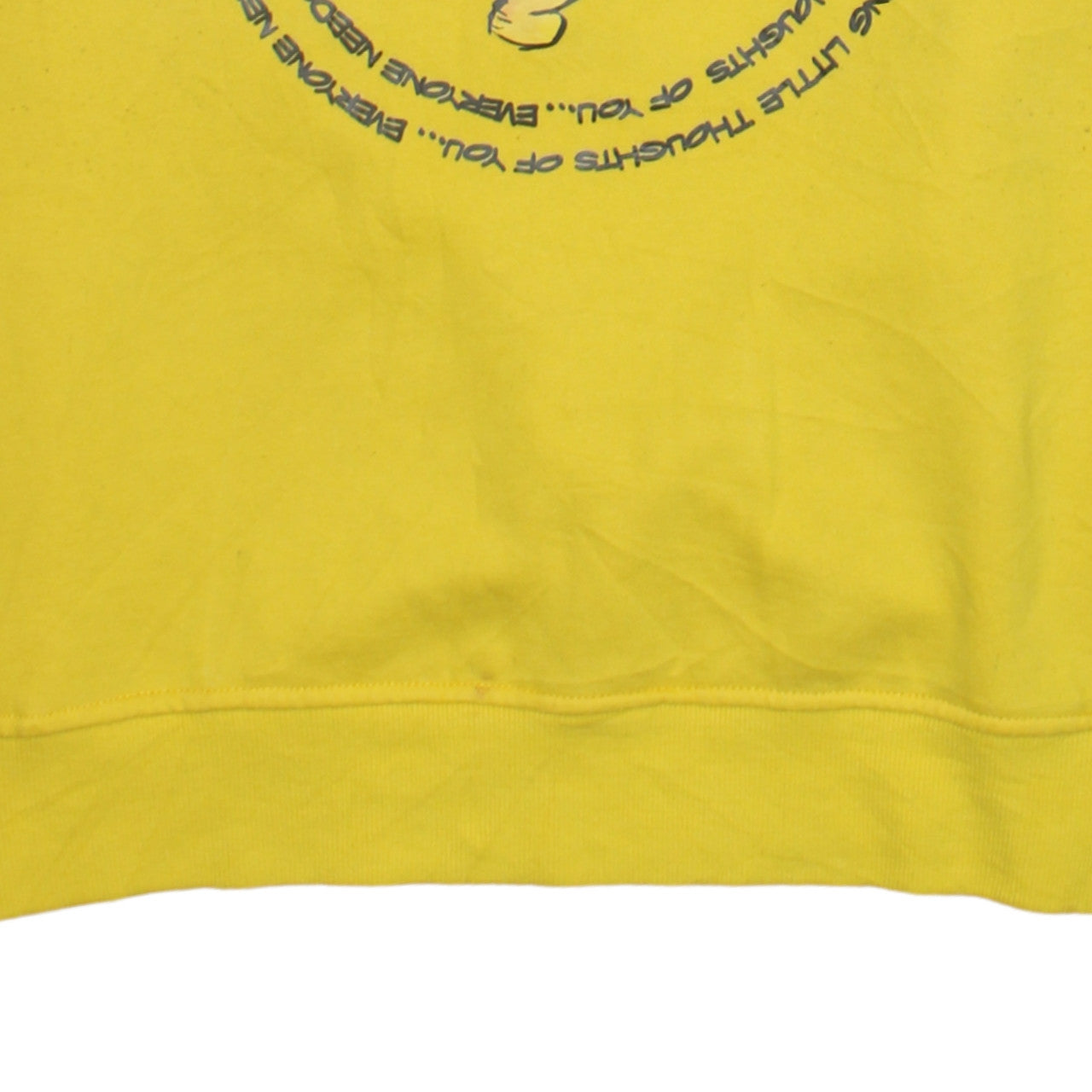 Disney Winnie the Pooh Yellow Sweatshirt Women’s S 10/12 Primark Cotton