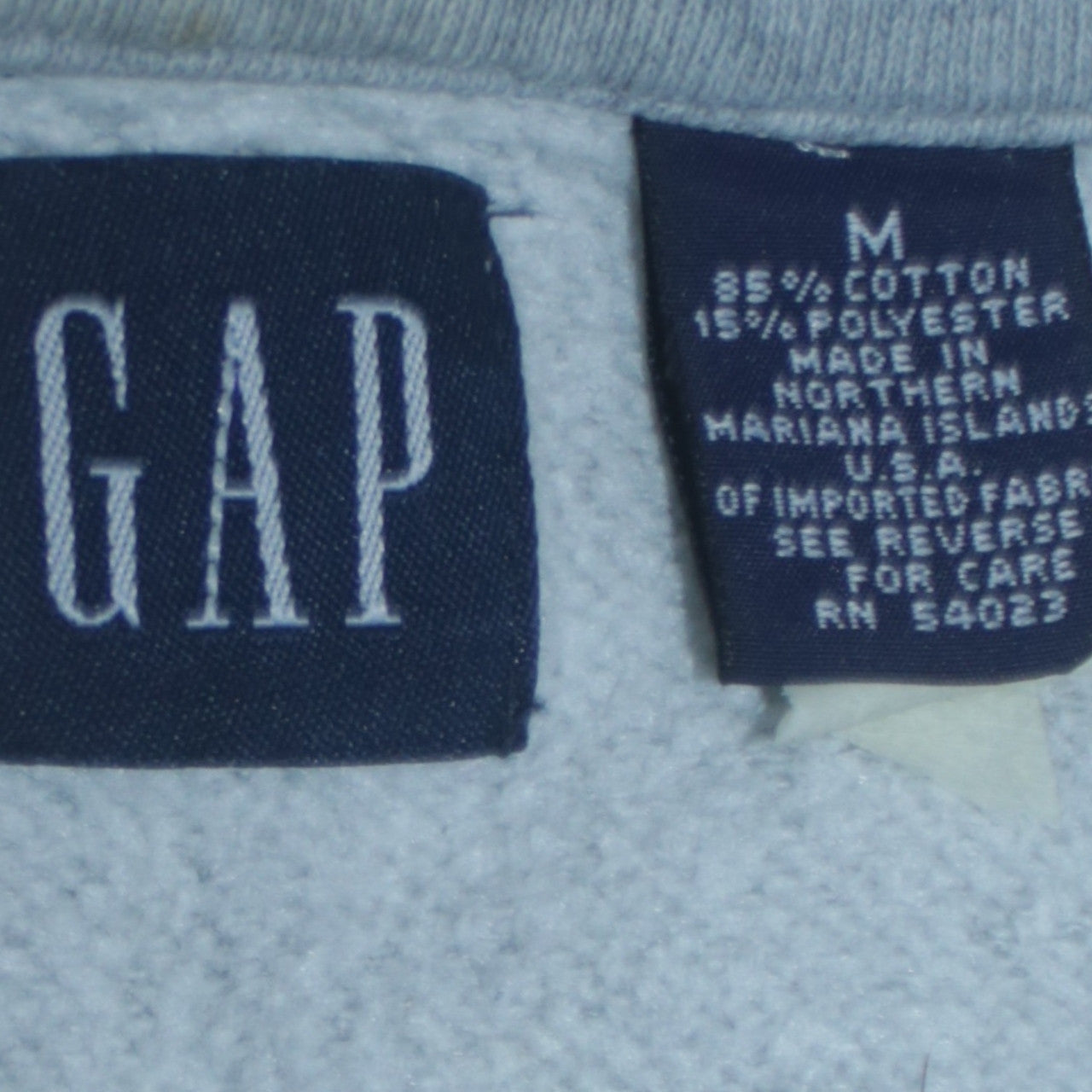 GAP Men's Grey 1/4 Zip Athletic Logo Sweatshirt M Regular Fit