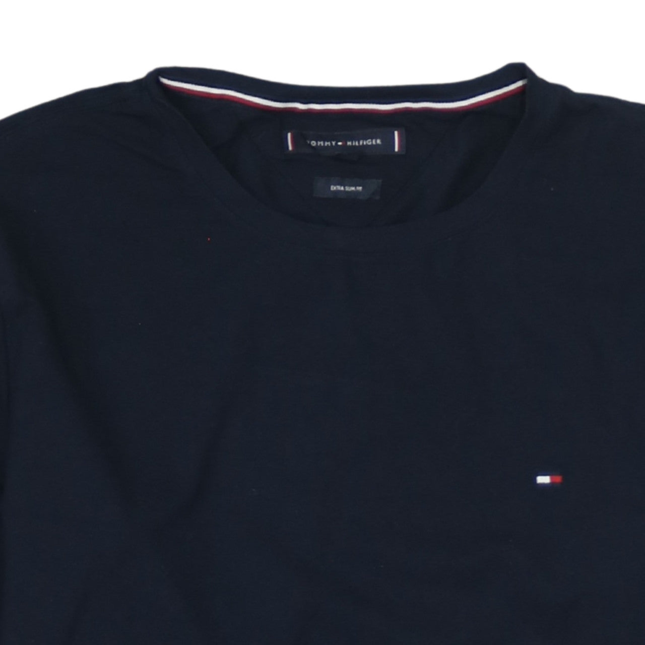Tommy Hilfiger Men Blue Long Sleeve Extra Slim Fit Cotton T-Shirt M