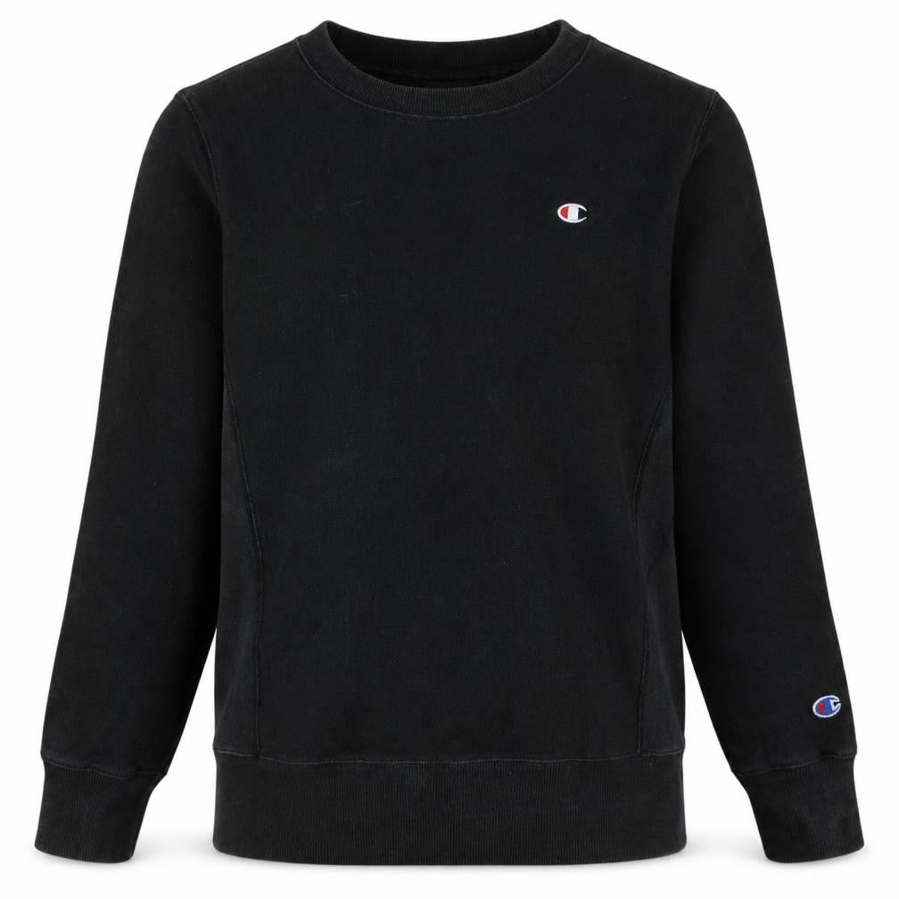 Champion Men’s Black Reverse Weave Crew Neck Sweatshirt Medium