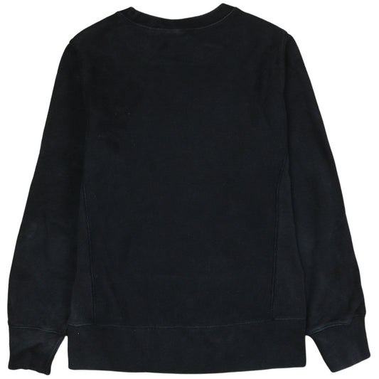 Champion Men’s Black Reverse Weave Crew Neck Sweatshirt Medium