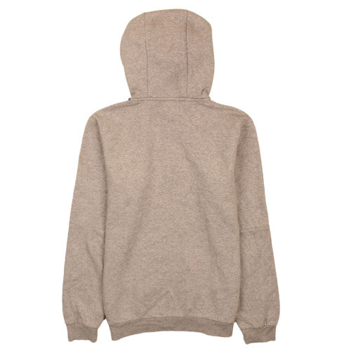 Adidas Men's Beige 1/2 Zip Hoodie Size S Fleece Sportswear