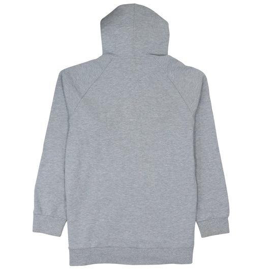 Adidas Men's Grey XL Pullover Hoodie with Blue Logo