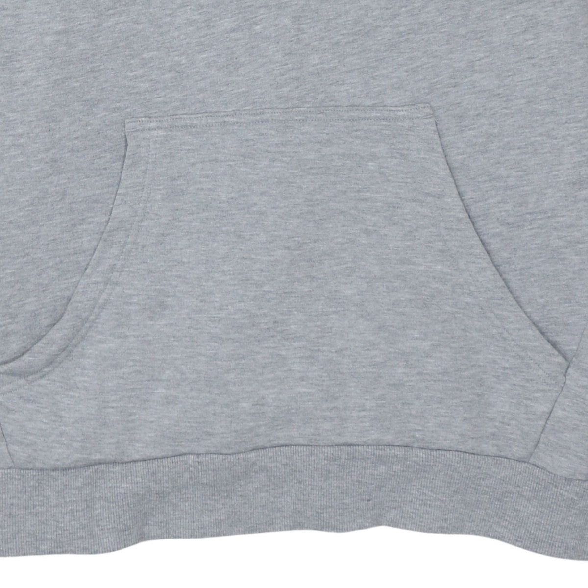 Additional view of Adidas Men's Grey XL Pullover Hoodie with Blue Logo