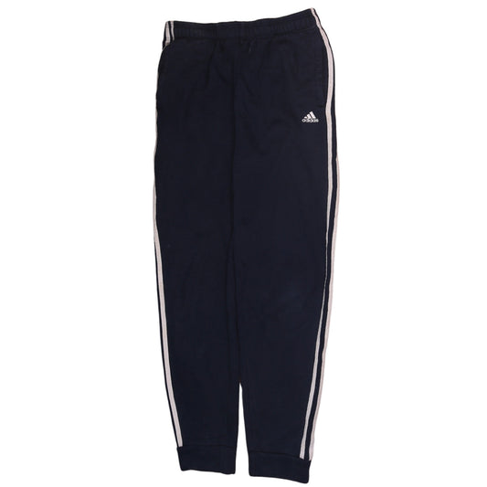 Adidas Boys Blue 15-16 Years Track Pants with Side Stripes