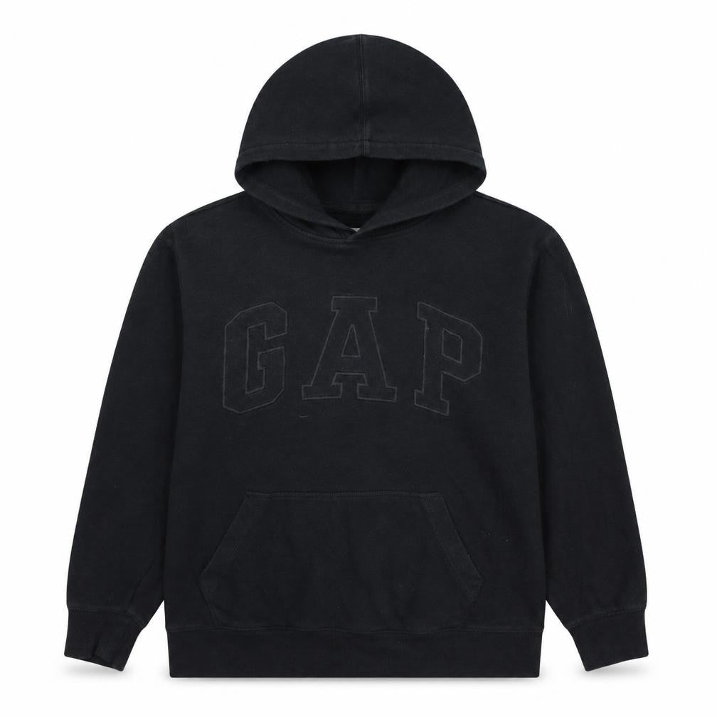 Gap Kids Boys Black XXL Pullover Hoodie Cotton Blend Casual Sweatshirt
