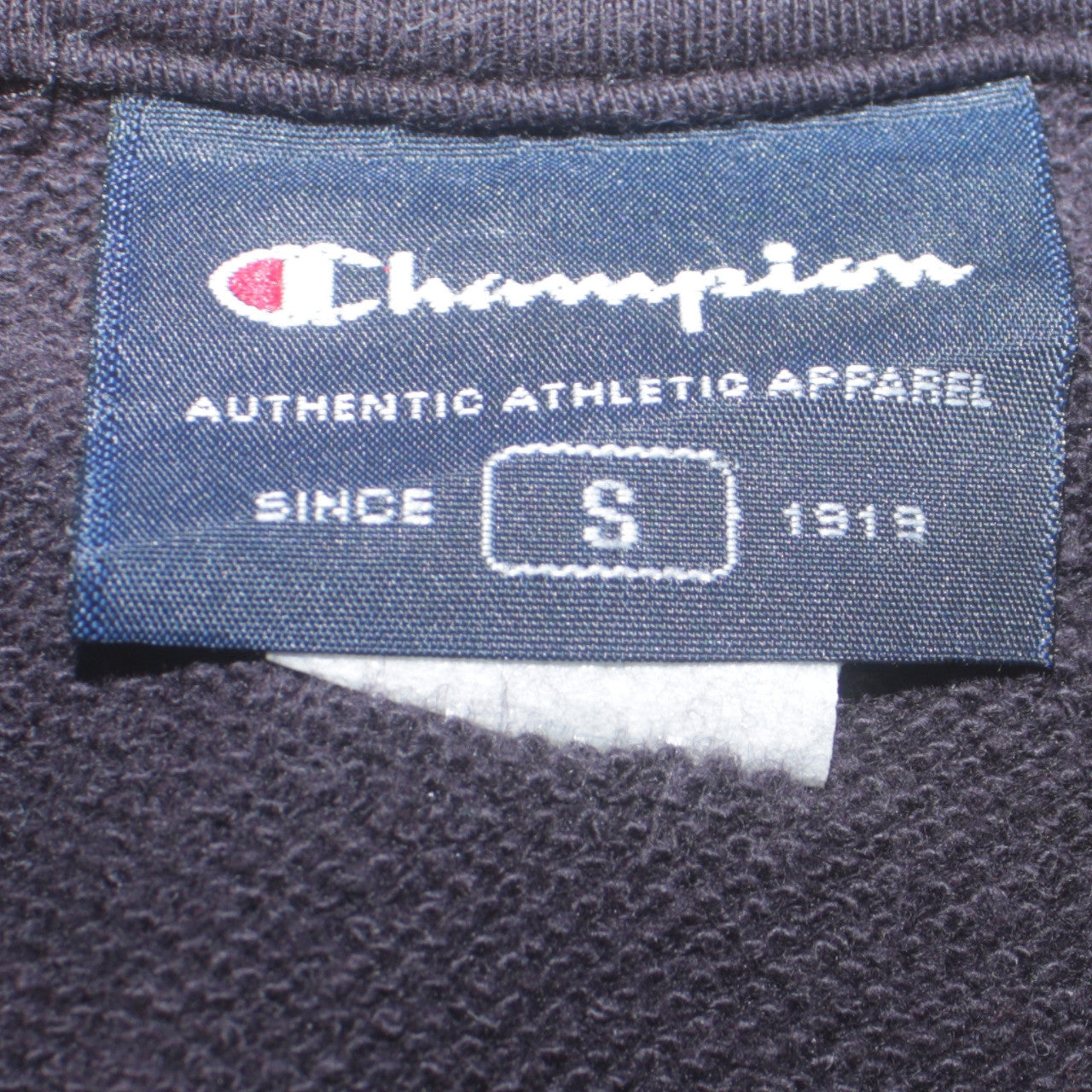 Champion Men's Black Full Zip Sweatshirt Size S
