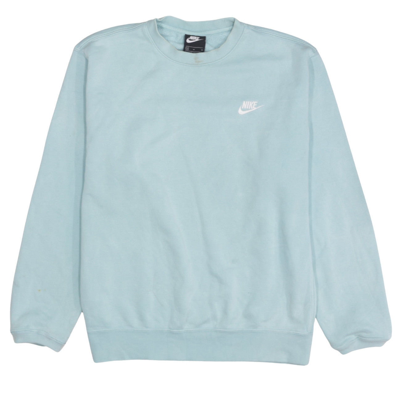 Nike Women’s Blue Crew Neck Pullover Sweatshirt M Cotton Blend