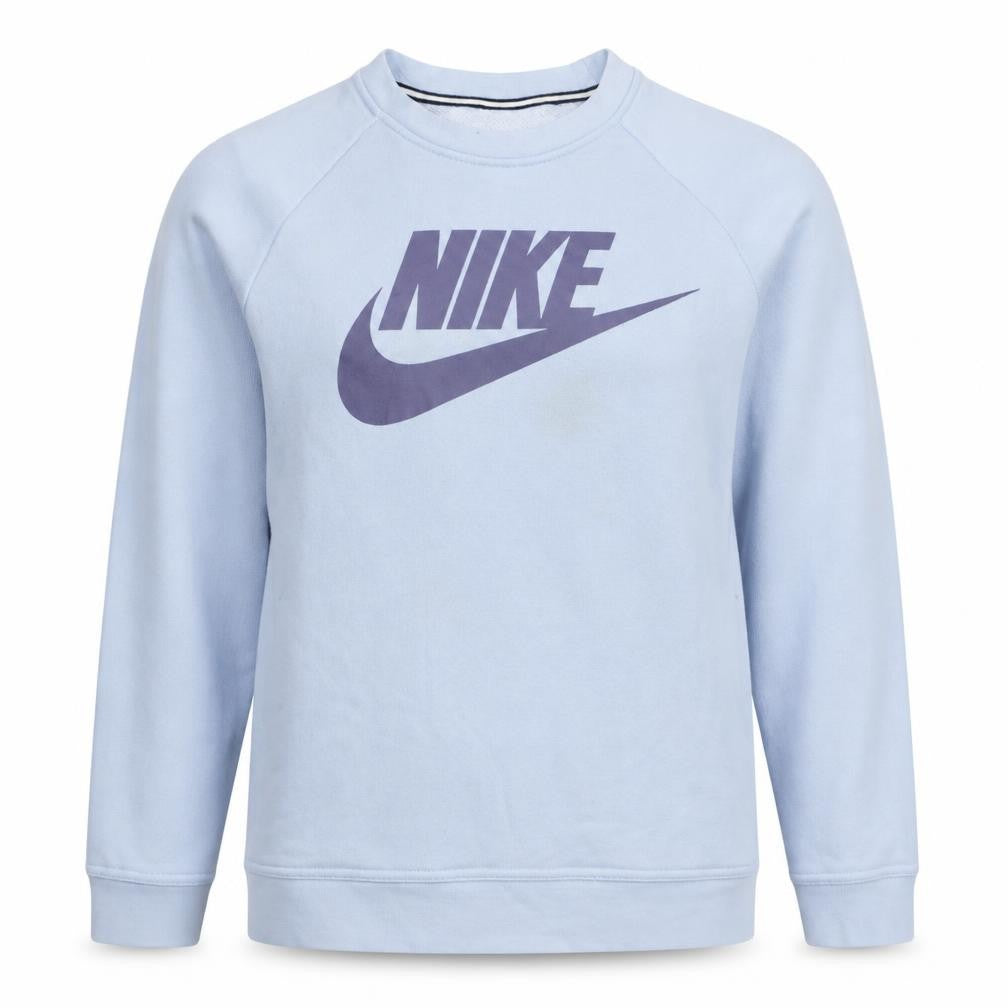 Nike Women’s Light Blue Logo Pullover Sweatshirt Size M