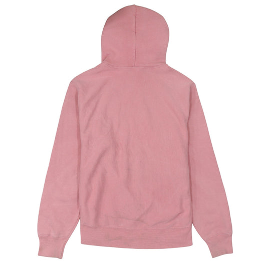 Champion Men's Pink Reverse Weave Pullover Hoodie Medium