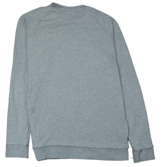 Adidas Men's Grey Crew Neck Pullover Sweatshirt Size S