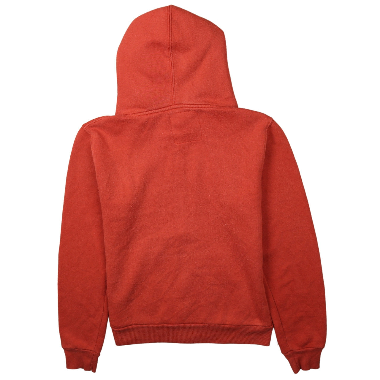 Just Diva Men’s Red Full Zip Hoodie XL Cotton Fleece Jacket
