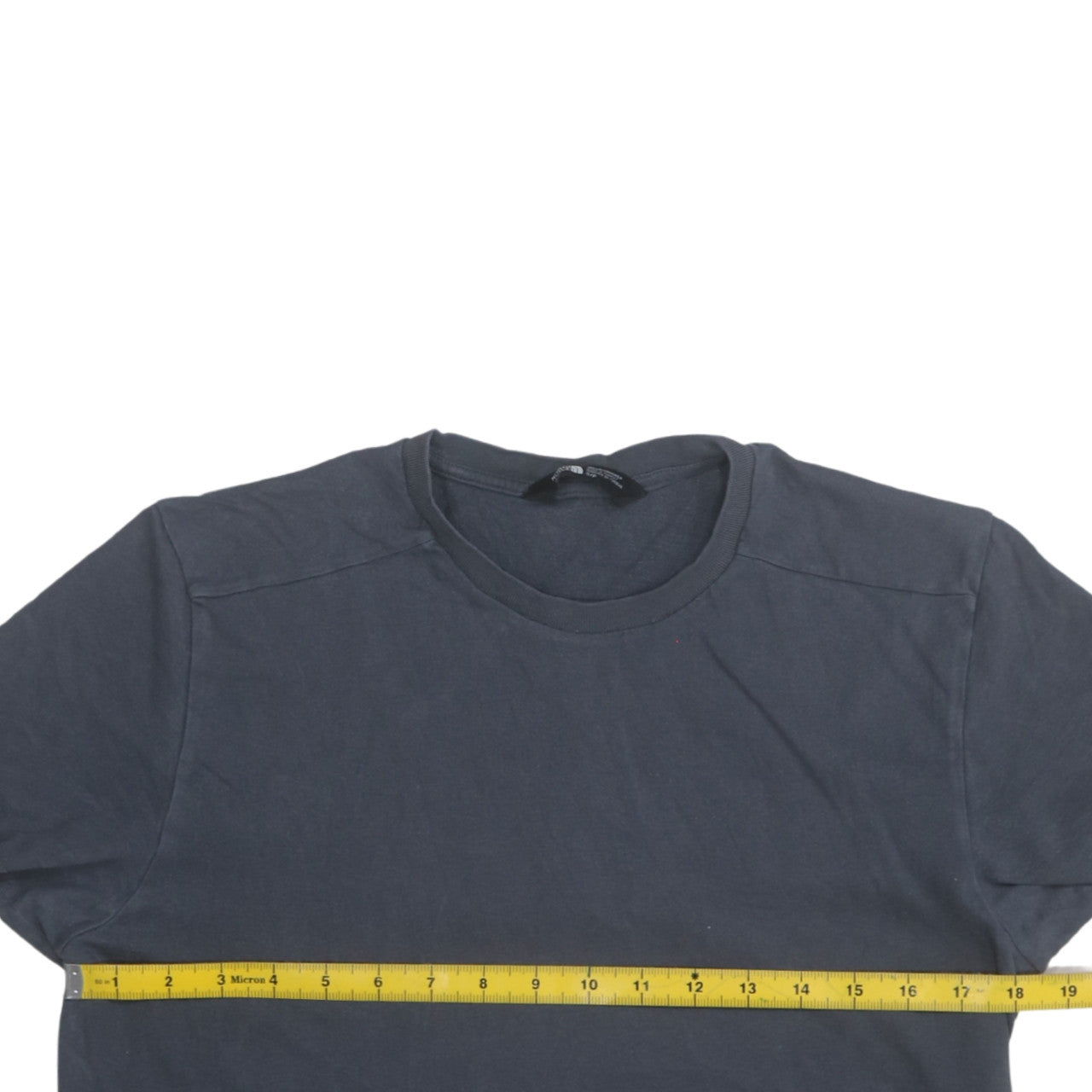 The North Face Men's Blue Cotton Crew Neck Short Sleeve T-Shirt Size S