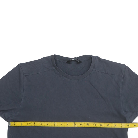 The North Face Men's Blue Cotton Crew Neck Short Sleeve T-Shirt Size S