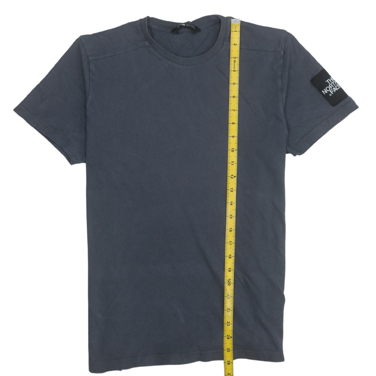 The North Face Men's Blue Cotton Crew Neck Short Sleeve T-Shirt Size S