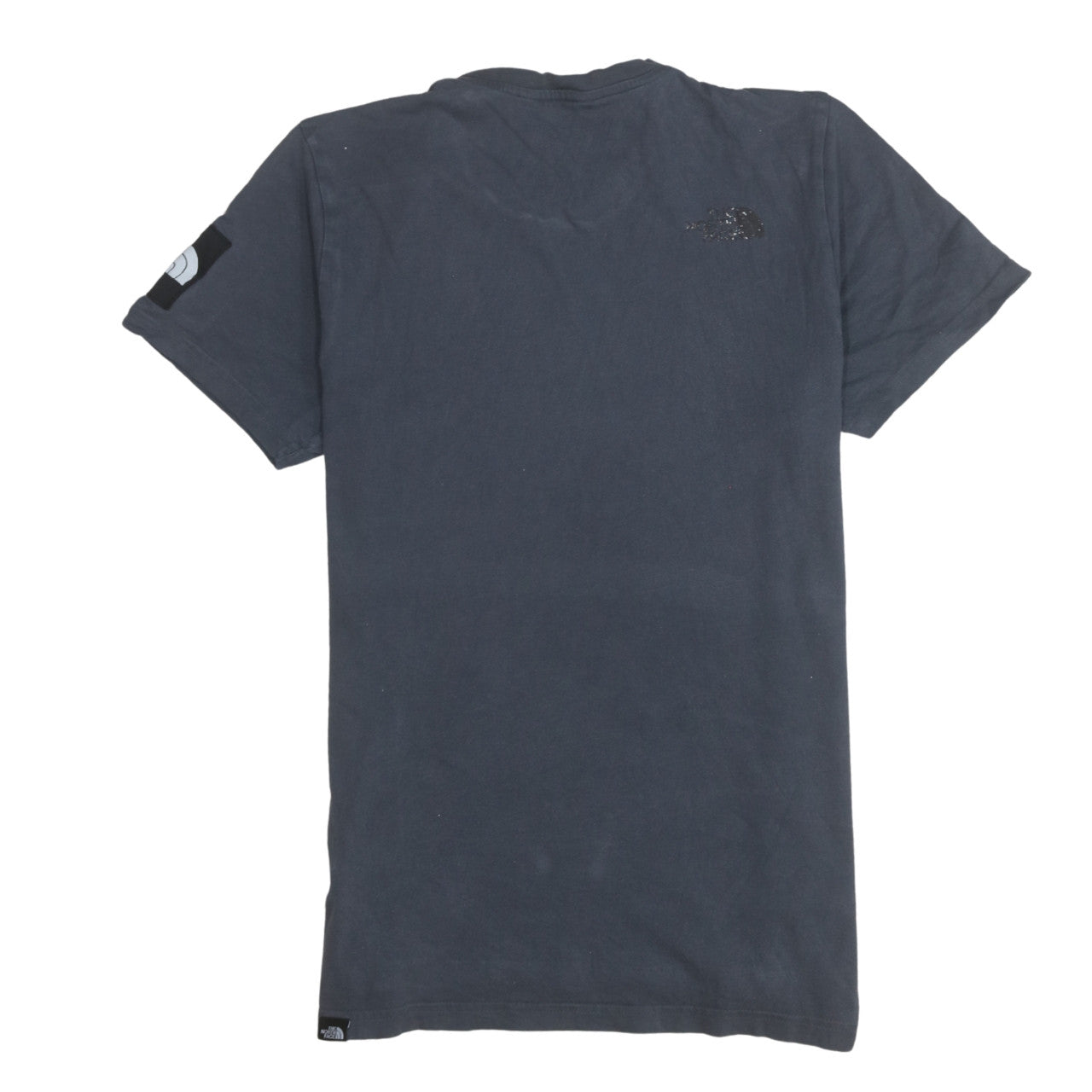 The North Face Men's Blue Cotton Crew Neck Short Sleeve T-Shirt Size S
