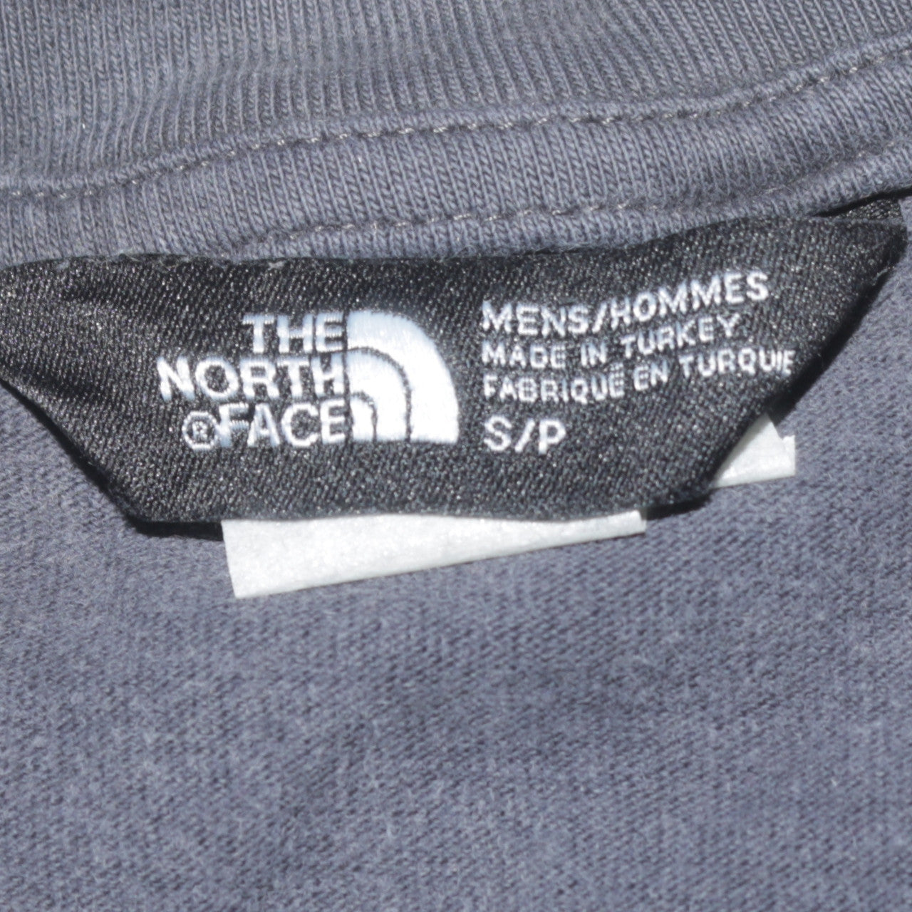 The North Face Men's Blue Cotton Crew Neck Short Sleeve T-Shirt Size S