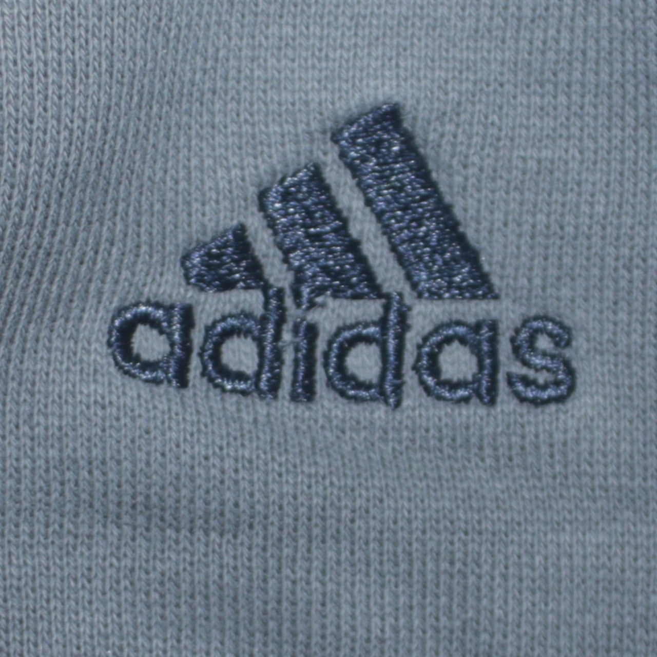 Adidas Men's Grey 1/2 Zip Fleece Sweatshirt Size L Regular Fit
