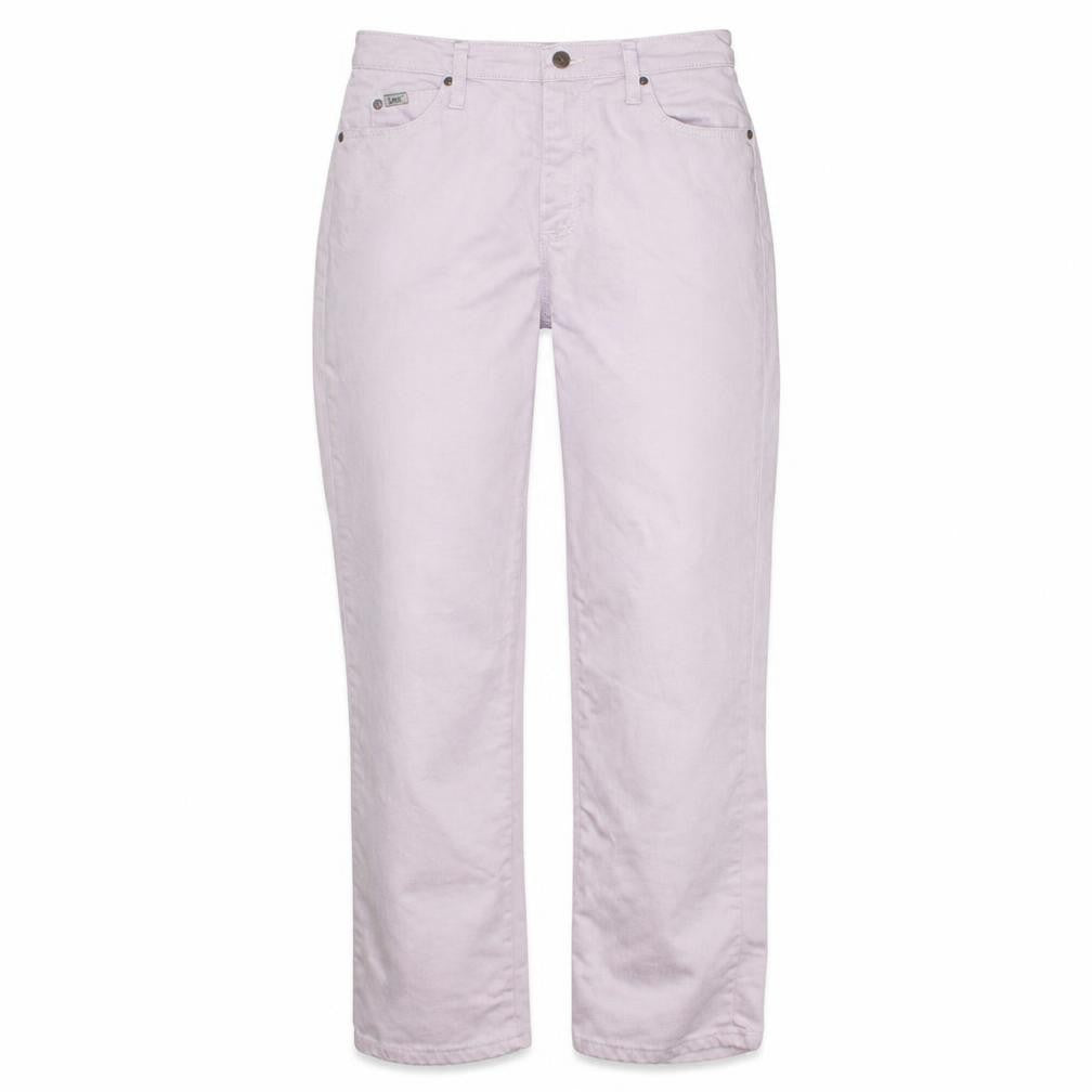Lee Womens Pink Relaxed Straight Leg High Waist Jeans Size 8