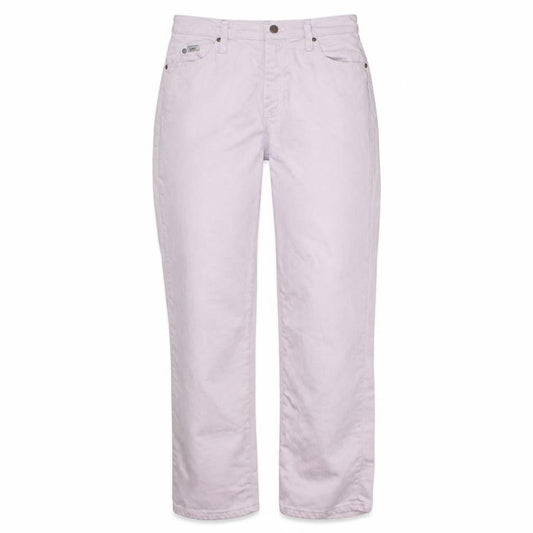 Lee Womens Pink Relaxed Straight Leg High Waist Jeans Size 8