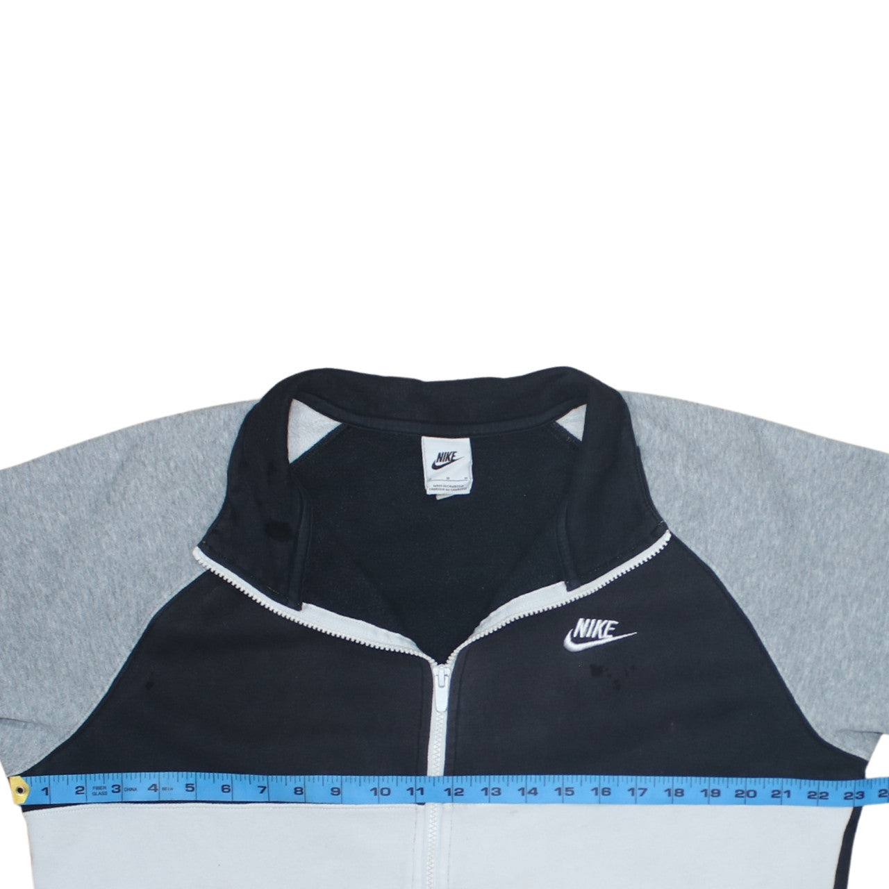 Nike Men's Black Full Zip Fleece Sweatshirt M