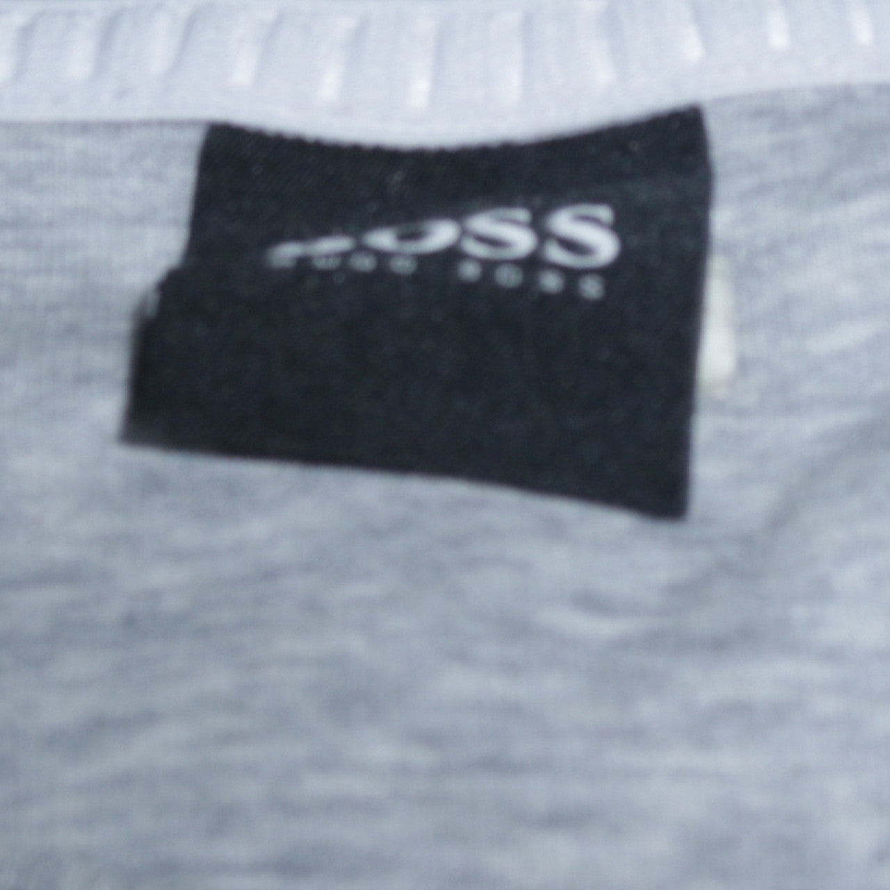 Hugo Boss Mens Grey Logo Sweatshirt L Crew Neck Pullover Jumper Classic