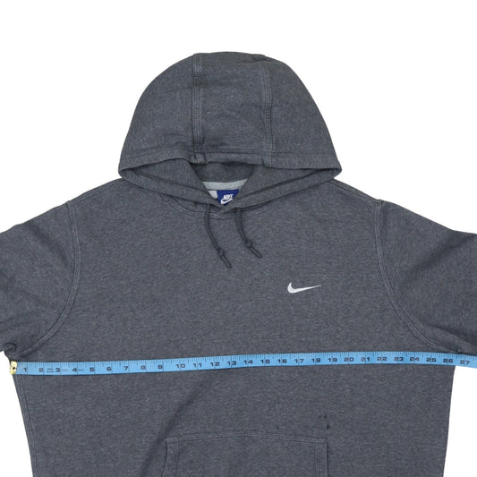 Nike Men’s Grey Pullover Hoodie XL Regular Fit Sports Fleece
