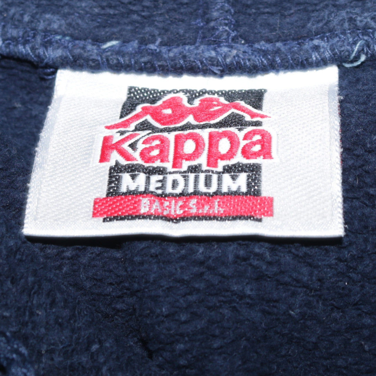 Kappa Men's Blue Pullover Training Hoodie Medium Fleece Sweatshirt