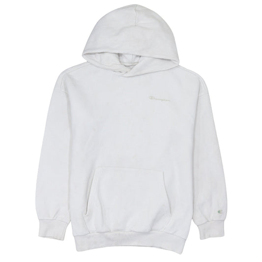 Champion Boys White Pullover Hoodie Size 11-12 Years Cotton Blend