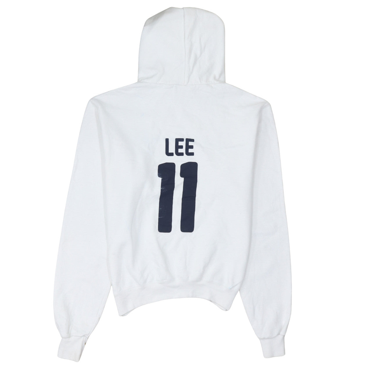 Champion Men's White Graphic Pullover Hoodie Size S Lacrosse Sportswear