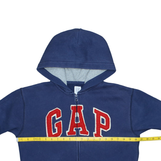 GAP Kids Boys Navy Blue Full Zip Hoodie Sweatshirt Size 14-16 XXL