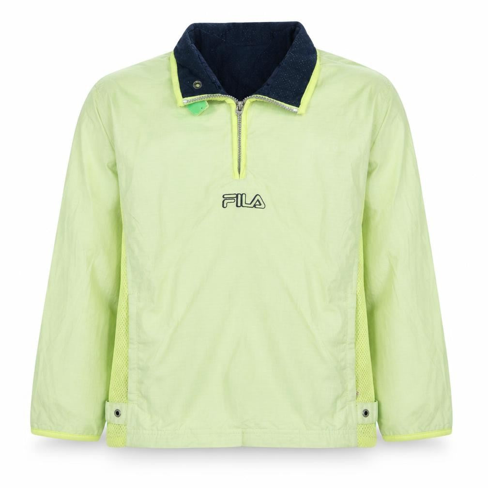 Fila Boys Green 1/4 Zip Lightweight Windbreaker Jacket 2 Years