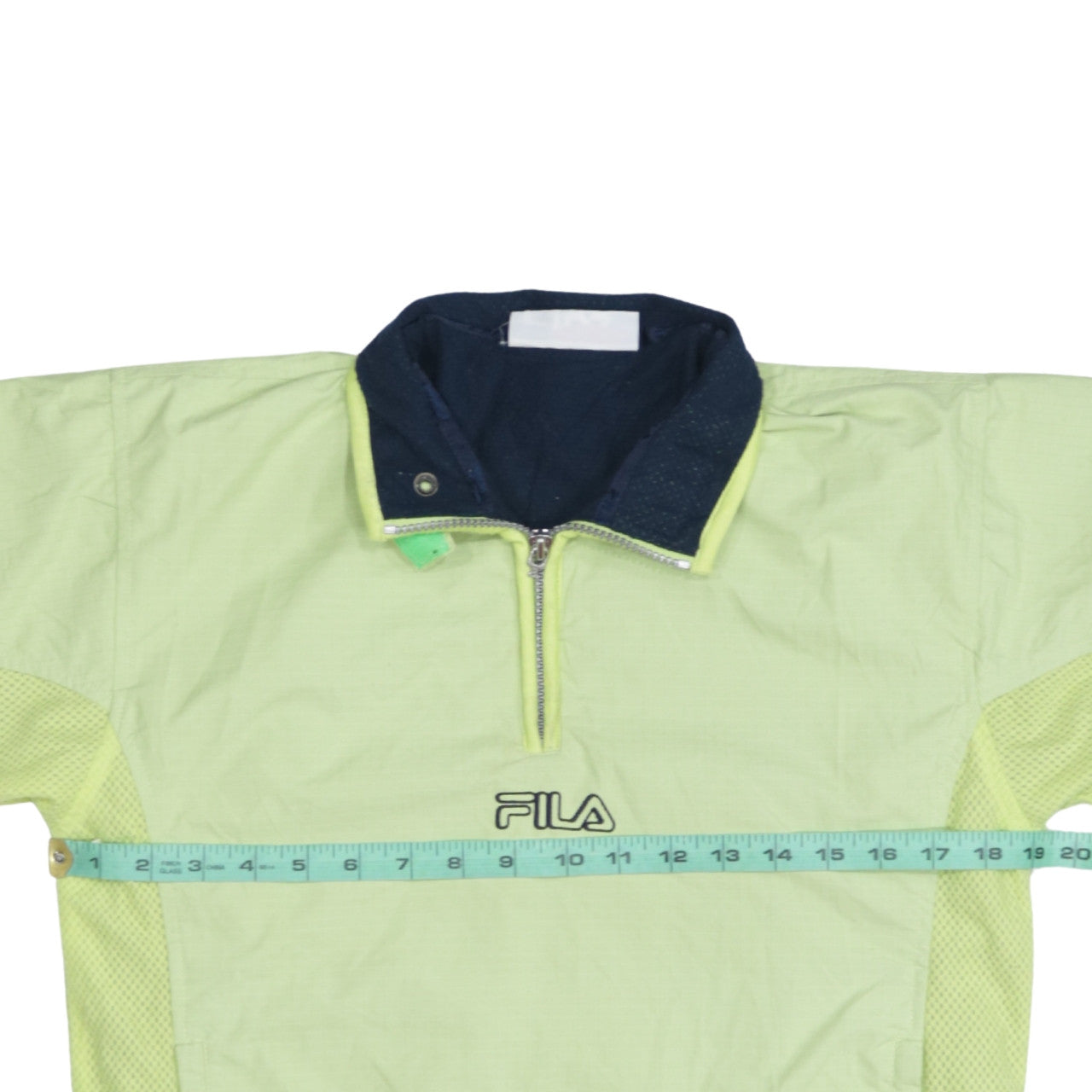 Fila Boys Green 1/4 Zip Lightweight Windbreaker Jacket 2 Years