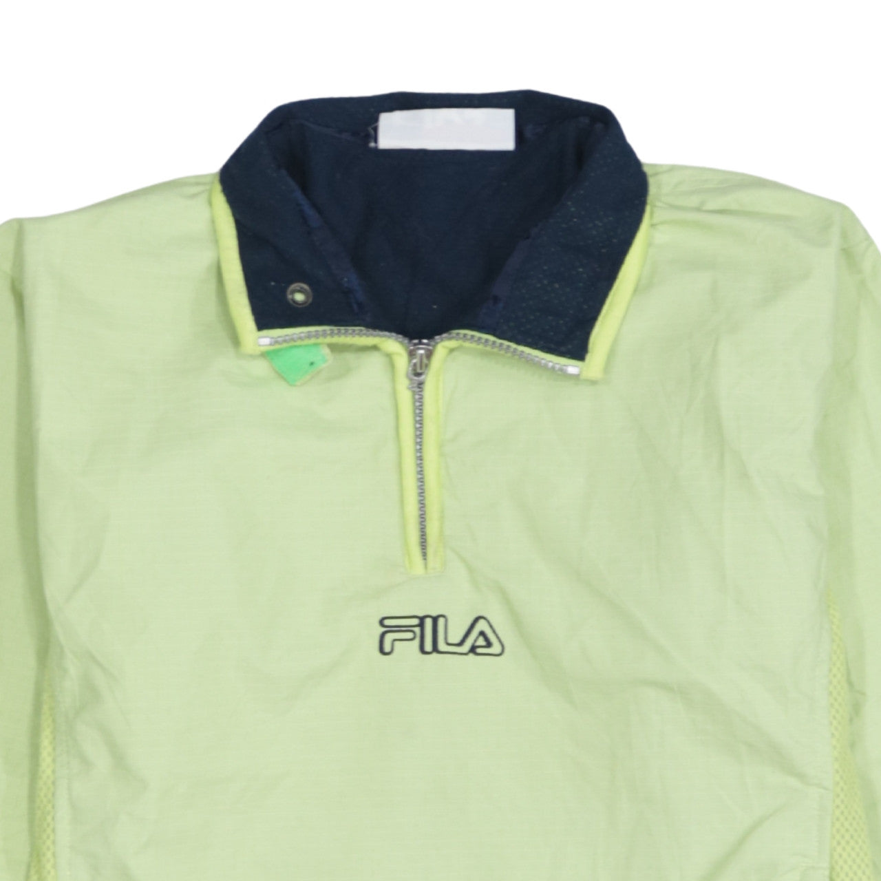 Fila Boys Green 1/4 Zip Lightweight Windbreaker Jacket 2 Years