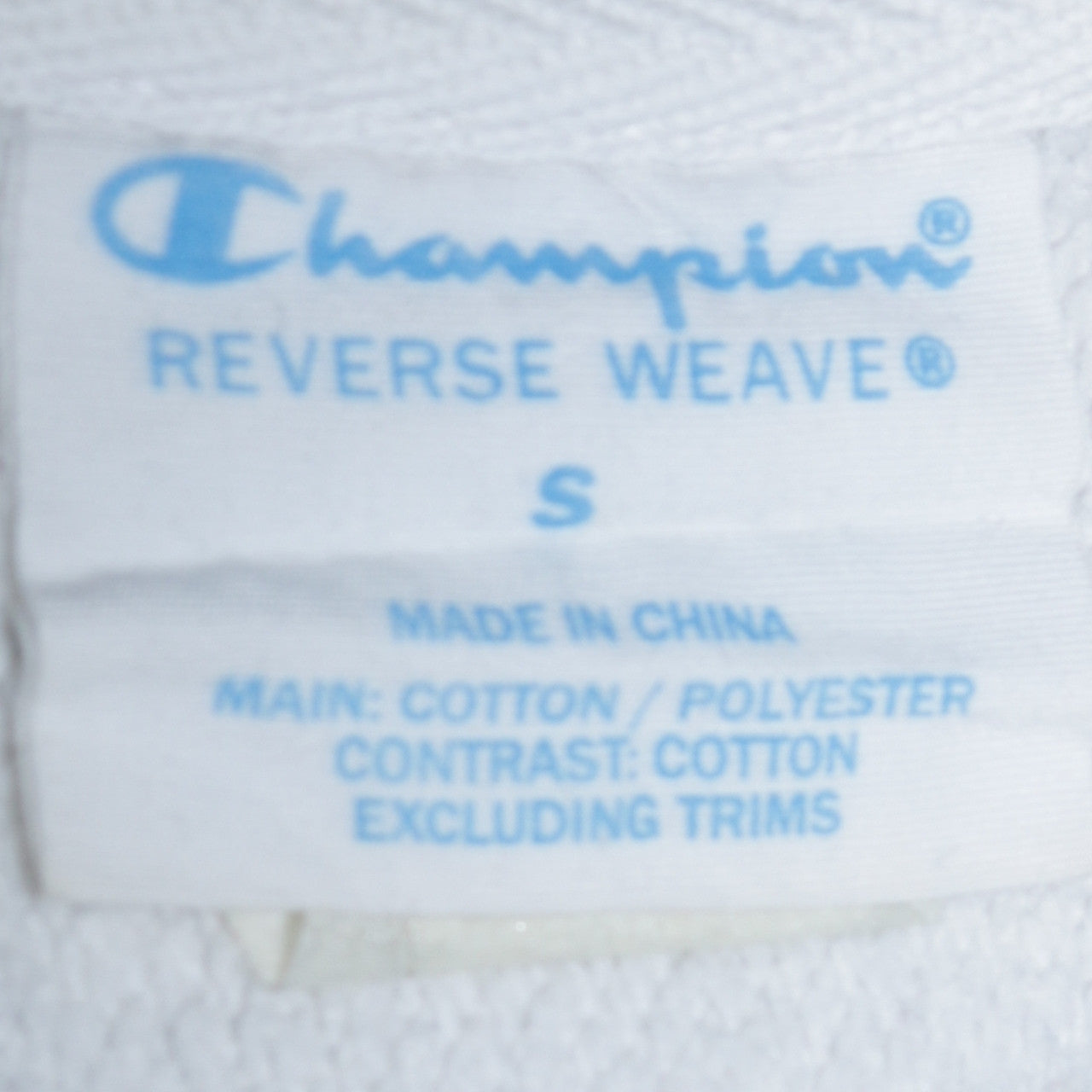 Champion Women's White Reverse Weave Sweatshirt Size S Crew Neck