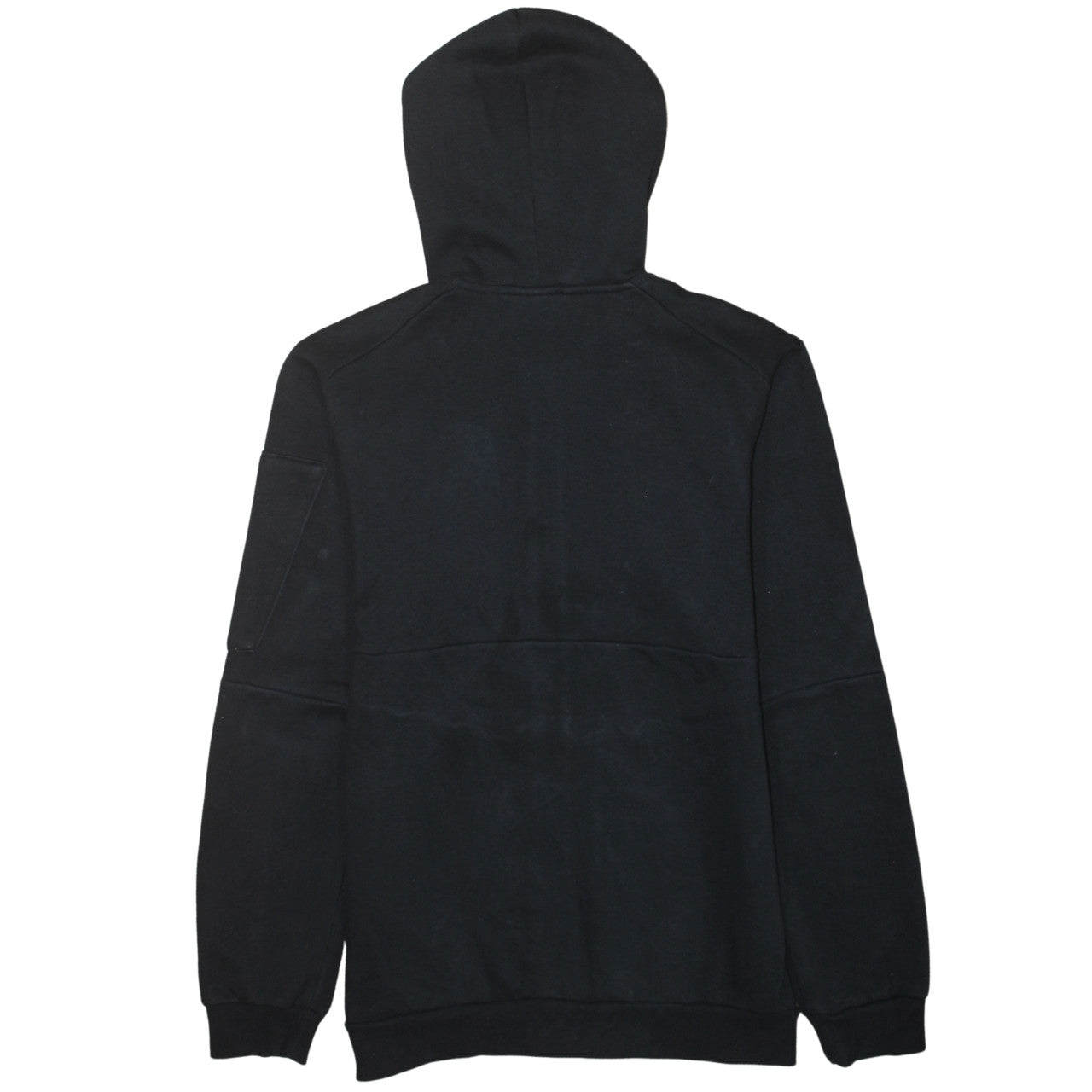 Adidas Men’s Black Full Zip Hoodie Size S Fleece Hooded Sweatshirt