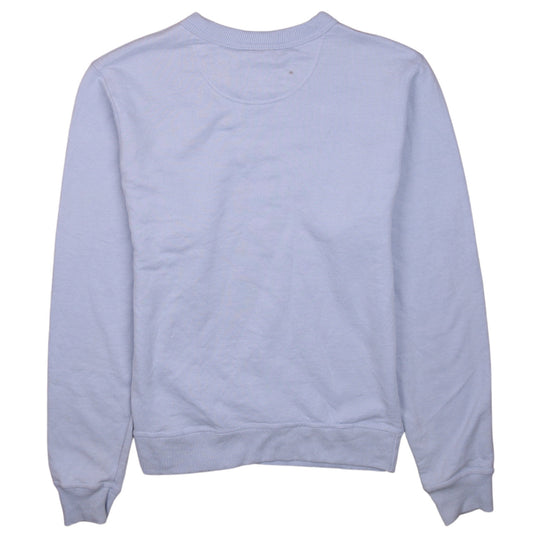Champion Men Blue XS Pullover Sweatshirt Crew Neck Logo