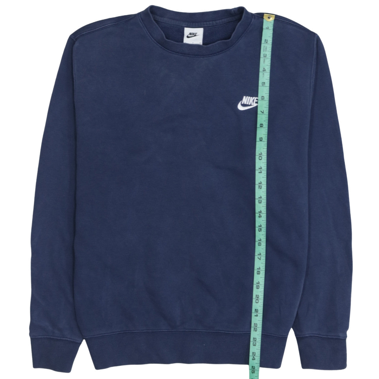 Nike Men's Blue Small Crew Neck Pullover Sweatshirt