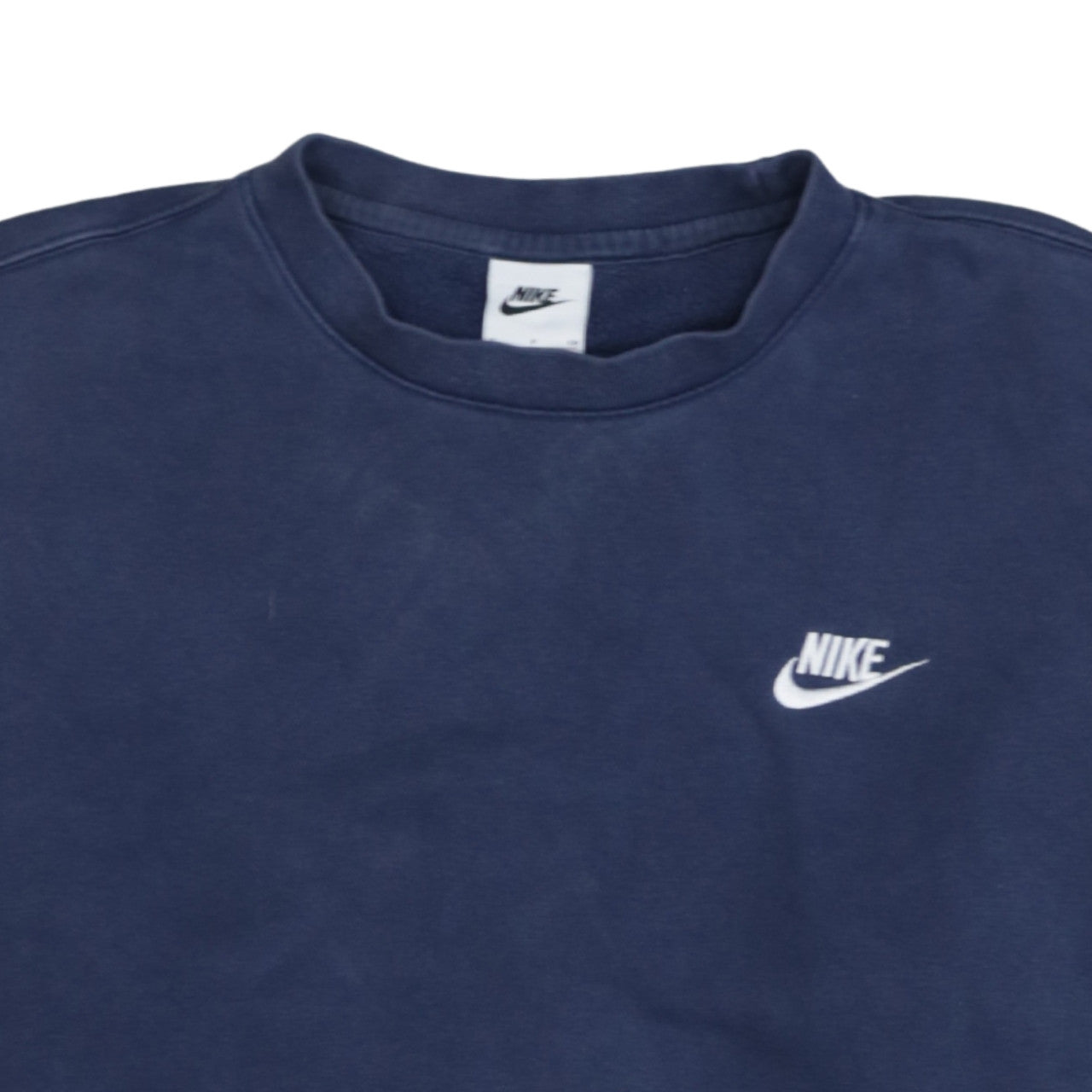 Nike Men's Blue Small Crew Neck Pullover Sweatshirt