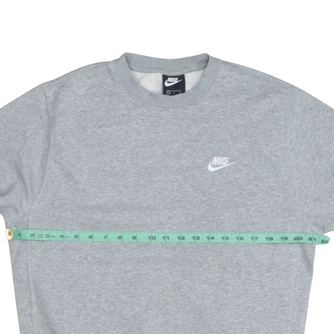 Nike Men's Grey Crew Neck Pullover Sweatshirt Size S