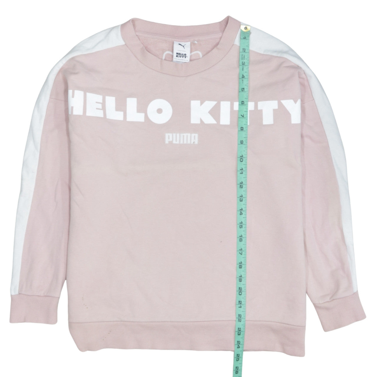 Puma Hello Kitty Women's Pink Crew Neck Sweatshirt Size M
