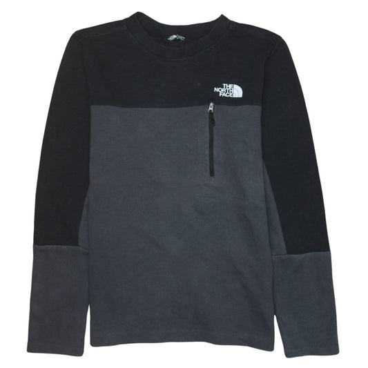 The North Face Men's Black Grey Pullover Sweatshirt Size M Outdoor