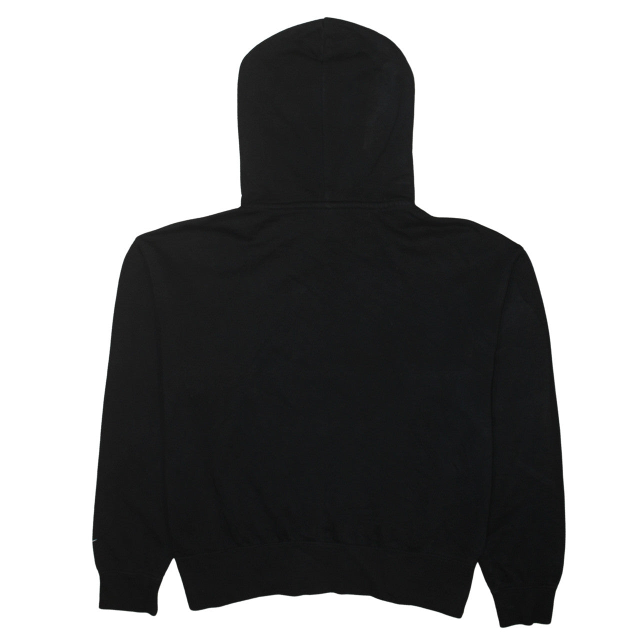 Nike Womens Black XS Pullover Hoodie Cotton Blend Logo Print